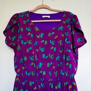 Knee Length Catcus Dress